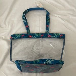 Lug Peekaboo Tote in Flamingo Blue